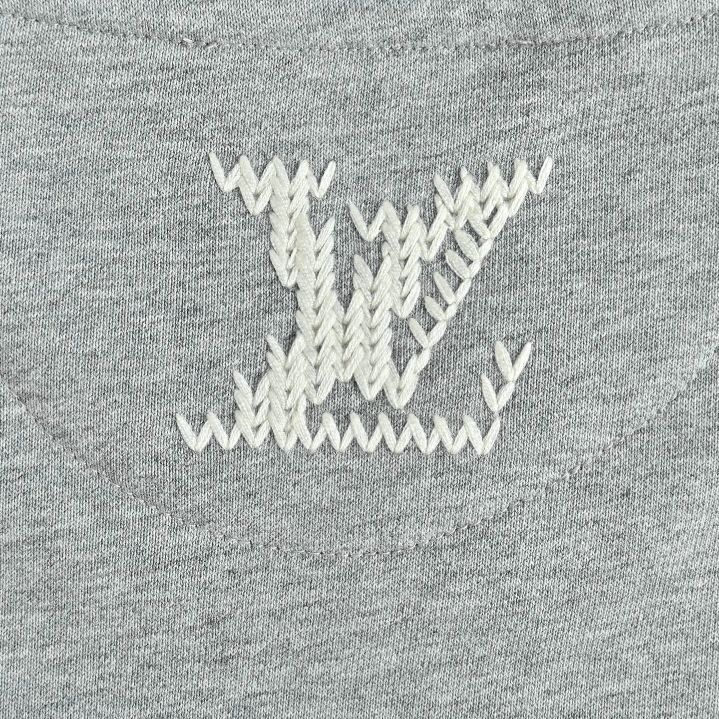 Louis Vuitton/Louis Vuitton embroidered logo crew neck sweatshirt